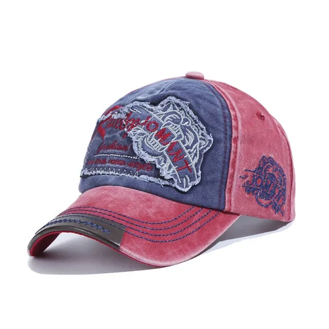News Fashion Outdoor Sports Cotton Baseball Cap Retro Embroidery Men's Cap Hip Hop Rebound Caps Snapback Hats