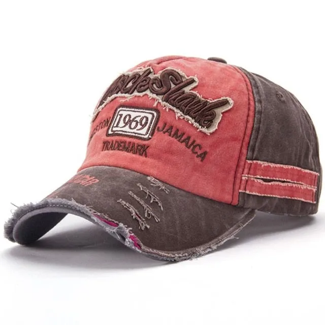 News Fashion Outdoor Sports Cotton Baseball Cap Retro Embroidery Men's Cap Hip Hop Rebound Caps Snapback Hats