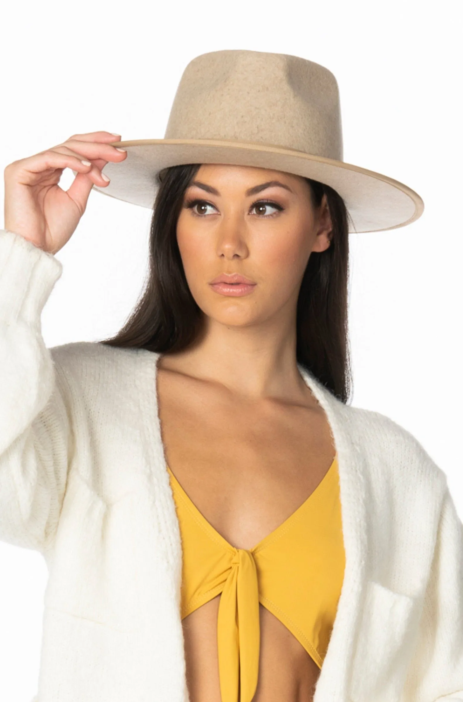 Olive & Pique - Beige Cali Fedora