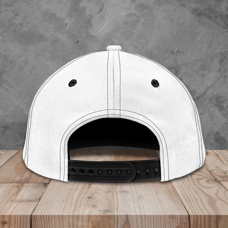 Personalized White Tiger 3D Baseball Cap for Boyfriend, Tiger Art Hat for Tiger Lovers