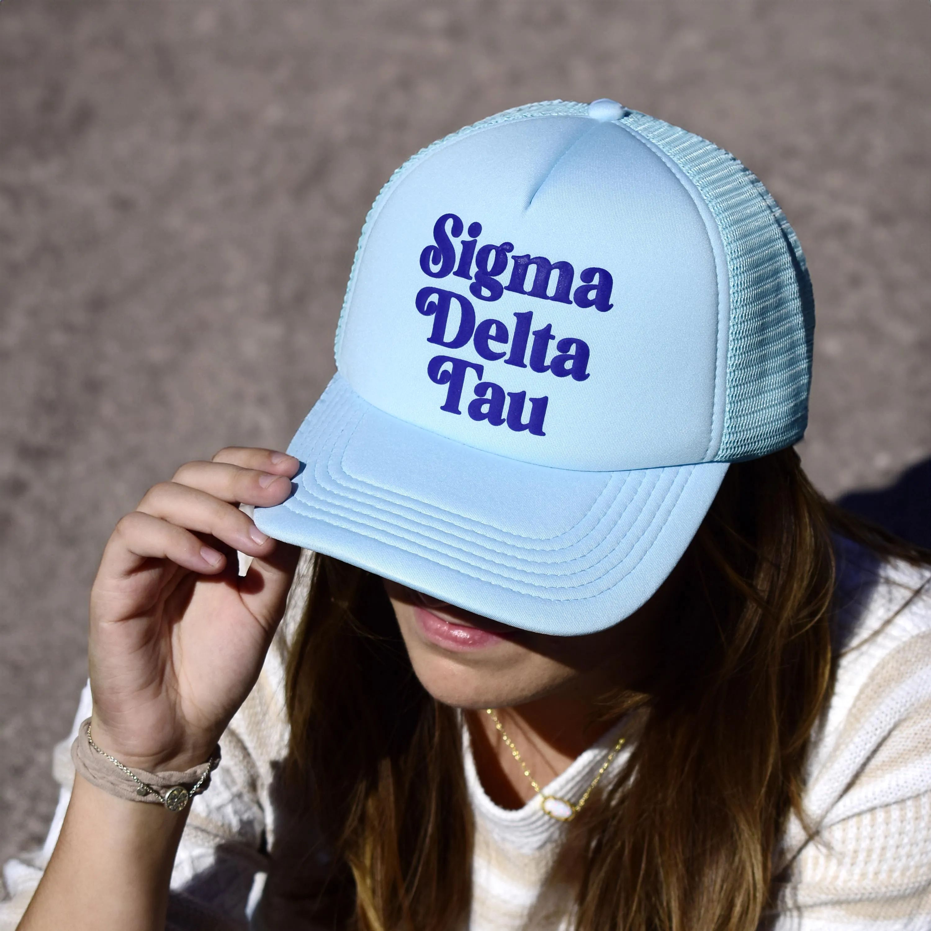 Pi Beta Phi Baseball Cap, Mesh Trucker-Style Hat