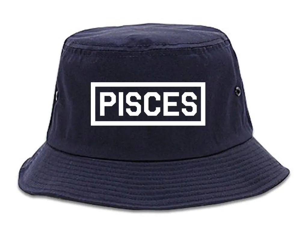 Pisces Horoscope Sign Mens Bucket Hat