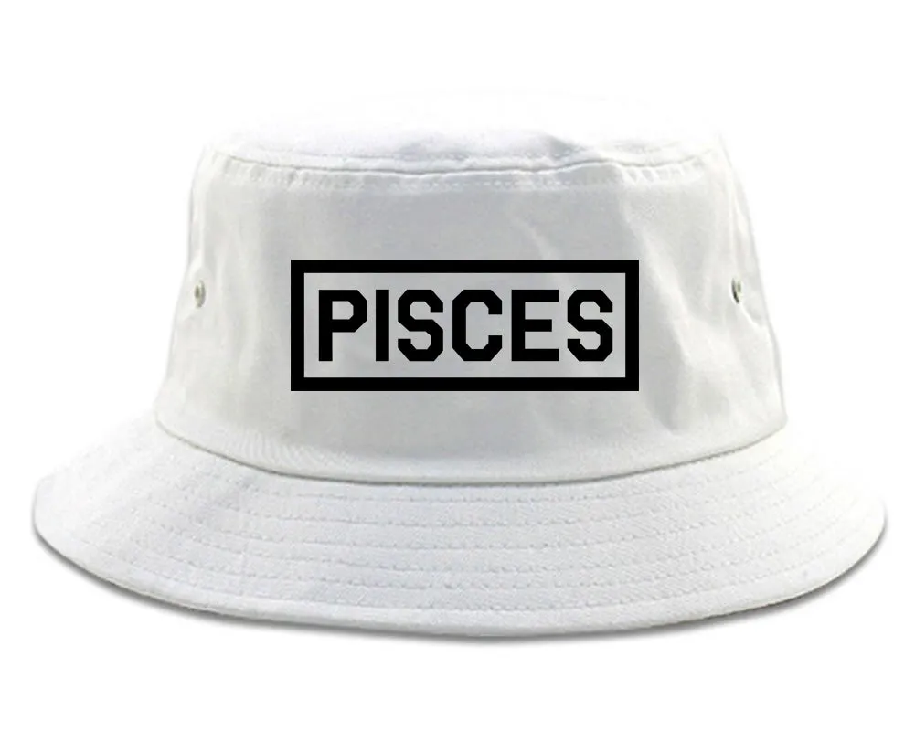 Pisces Horoscope Sign Mens Bucket Hat