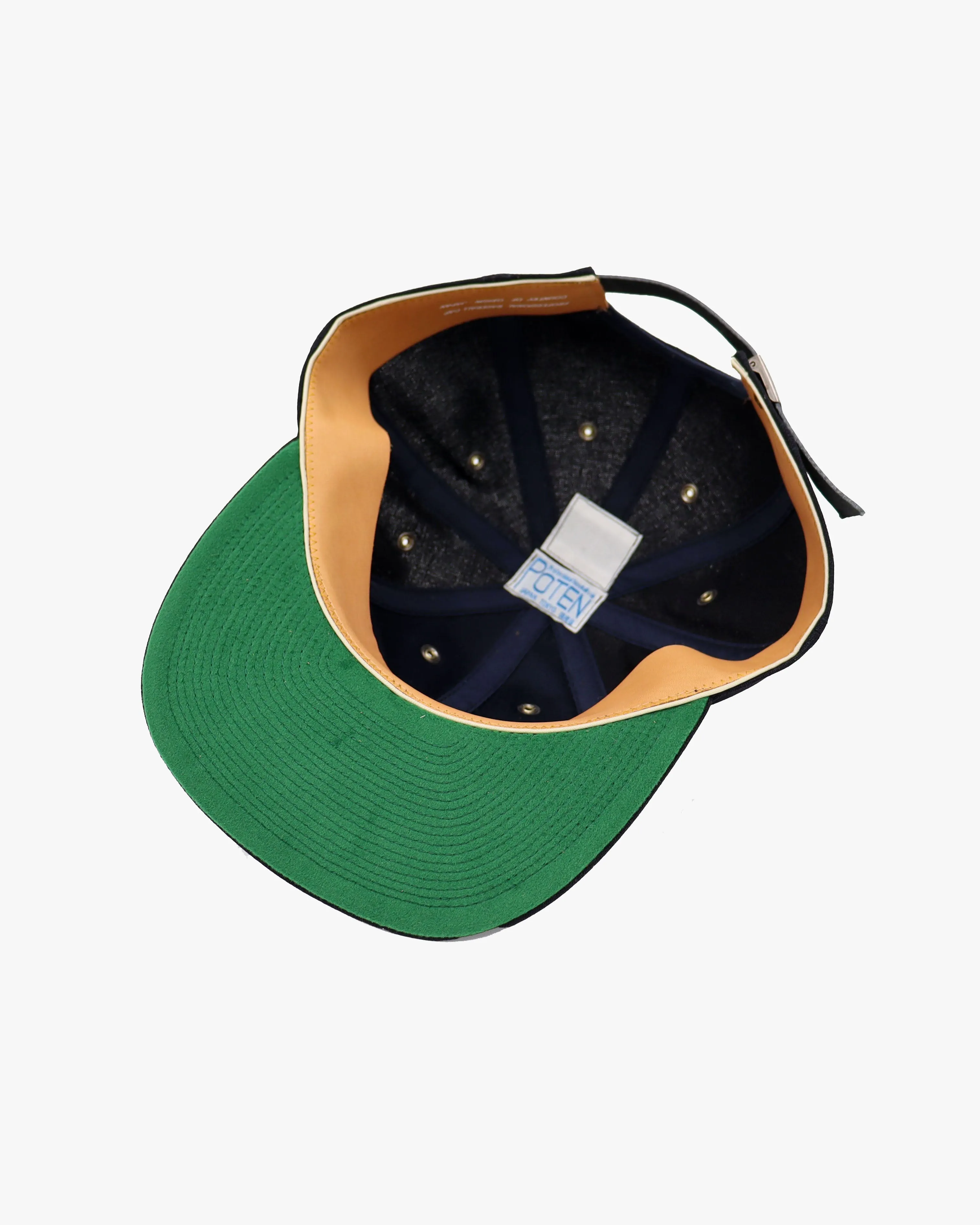 Poten Vintage Hopsack Cap - Navy