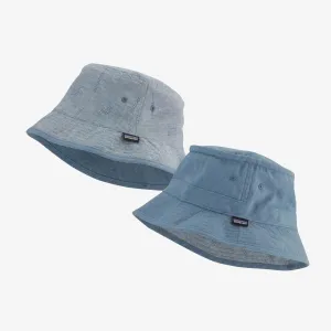 Reversible Island Hemp Bucket Hat (Light Plume Grey)