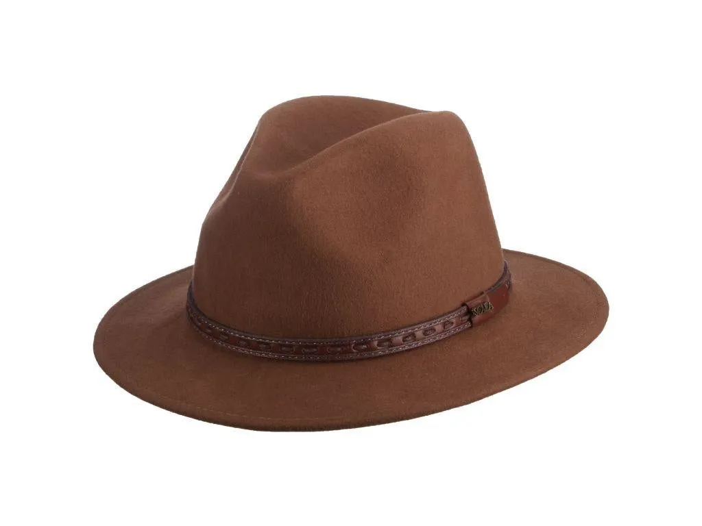 Scala Richmond Crushable Wool Felt Sierra Safari Brim