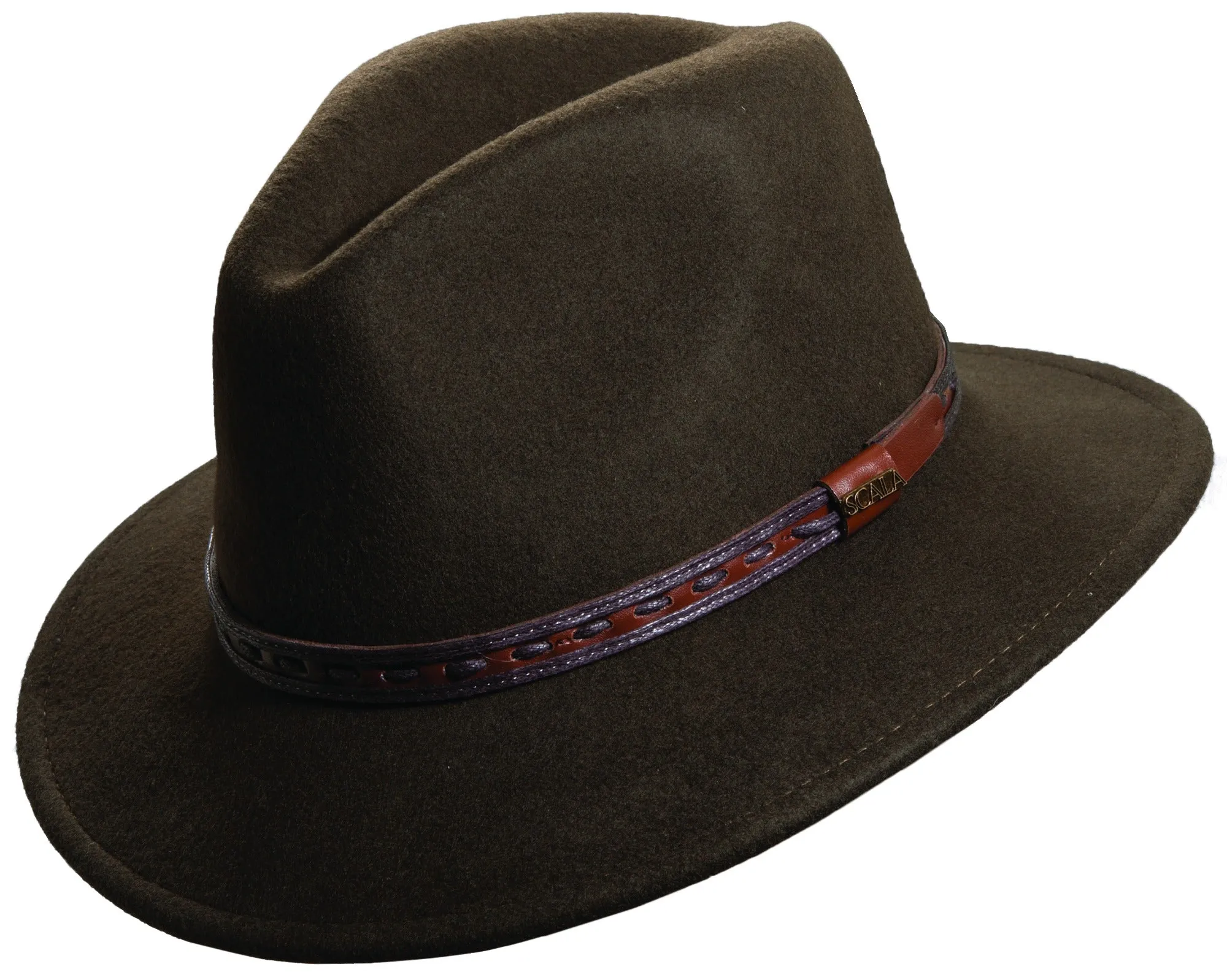 Scala Richmond Crushable Wool Felt Sierra Safari Brim