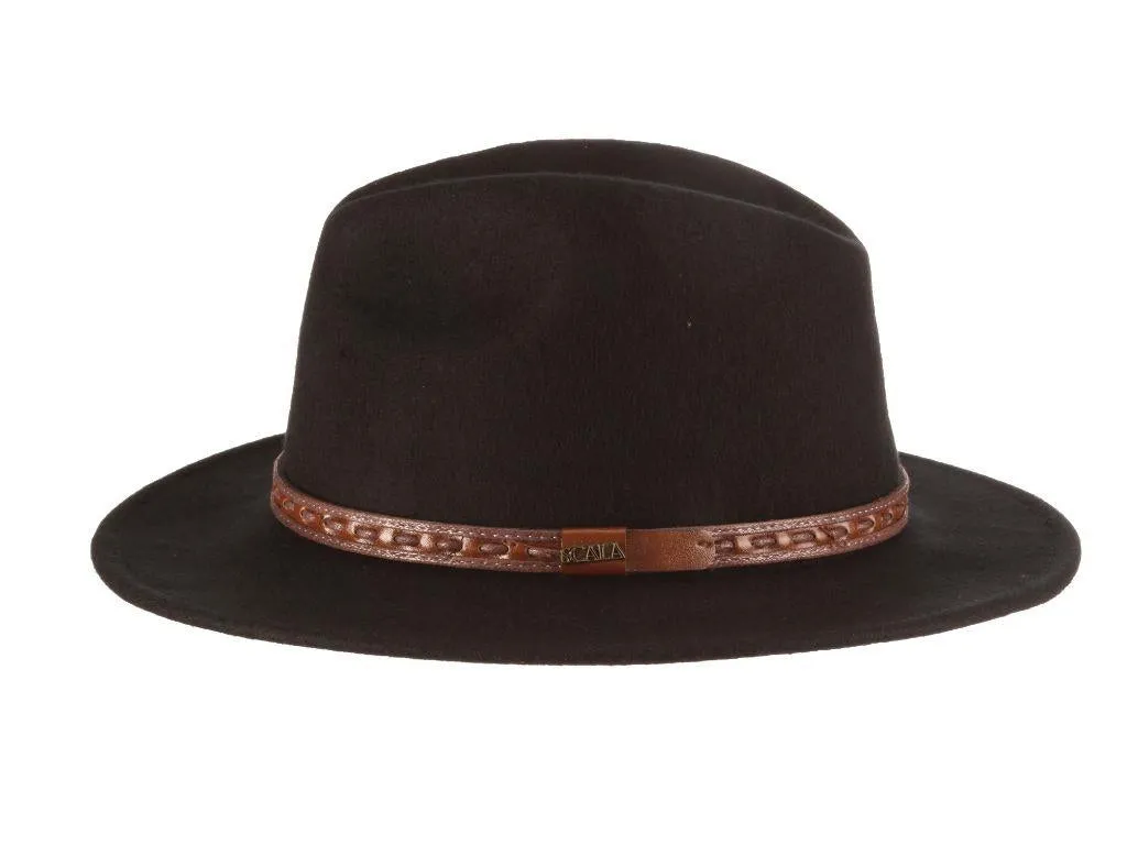 Scala Richmond Crushable Wool Felt Sierra Safari Brim