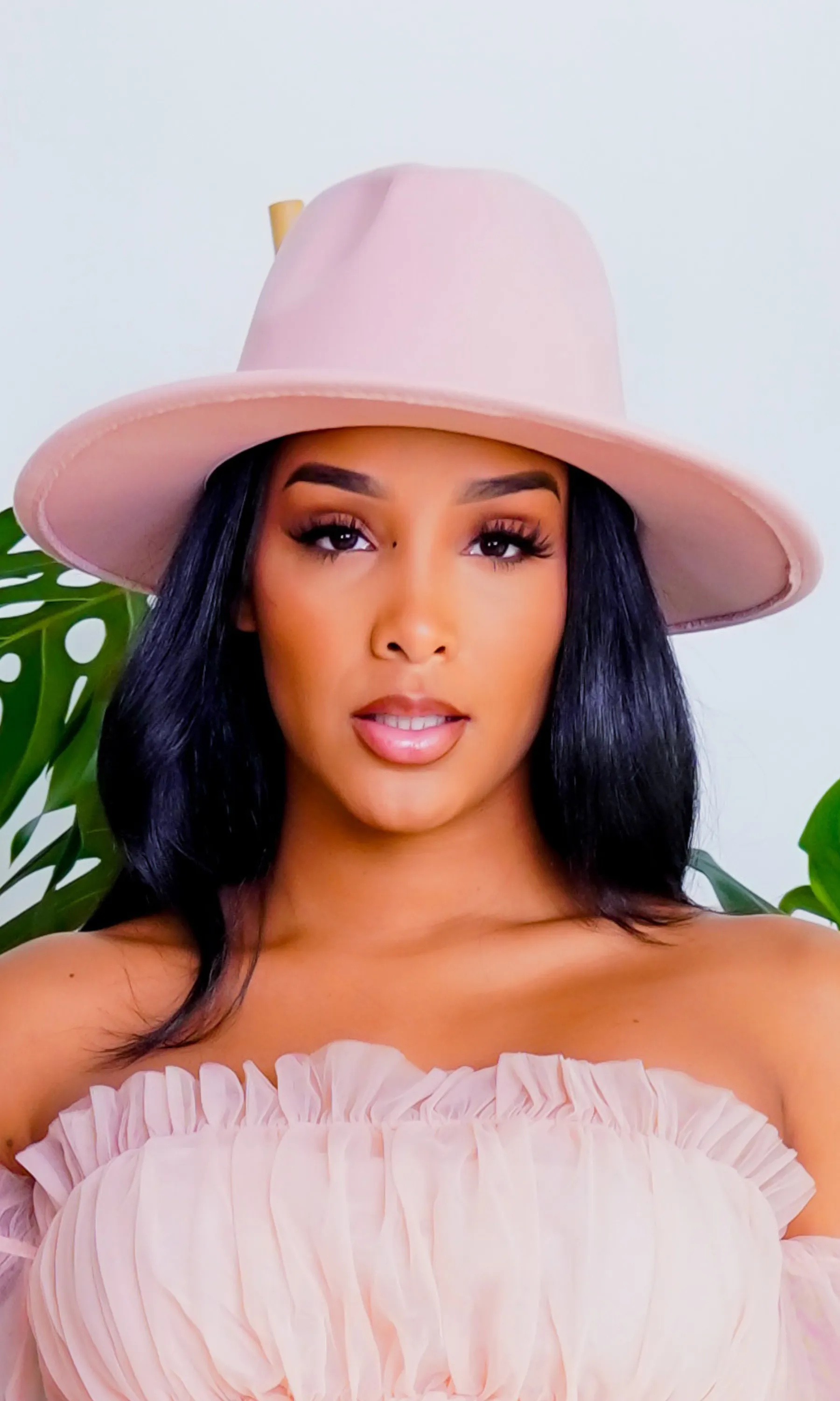 Still Trending | Wide Brim Felt Fedora Hat with Band for Women and Men