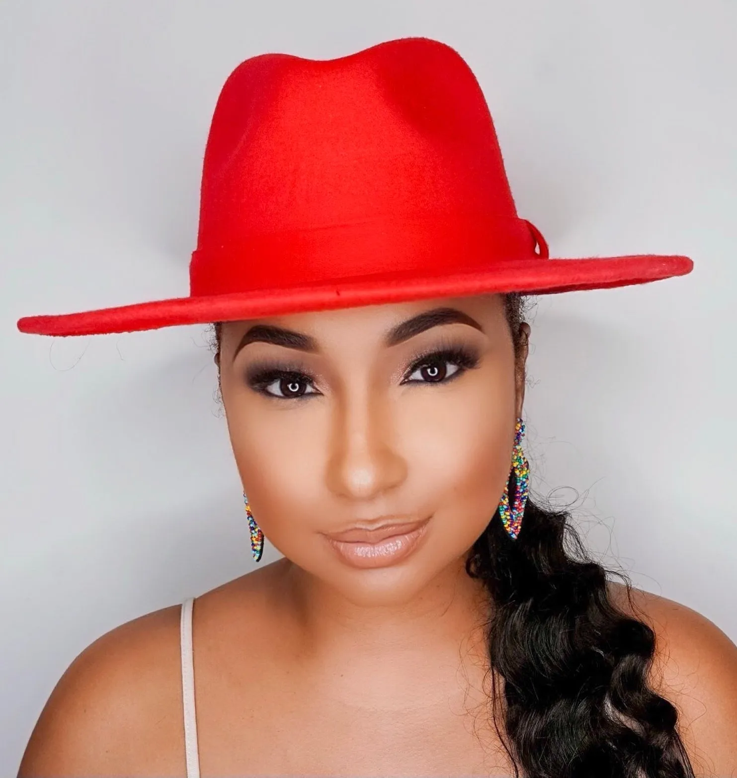 Still Trending | Wide Brim Felt Fedora Hat with Band for Women and Men
