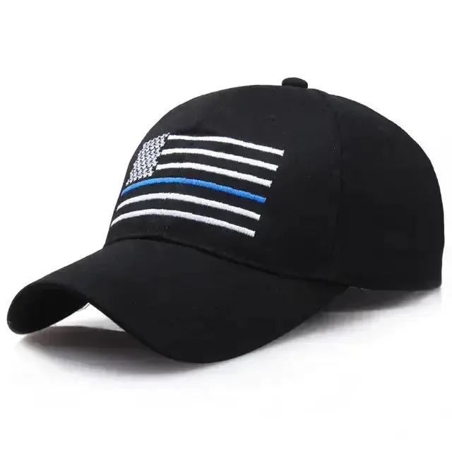 Tactical Baseball Caps w/ USA Flag