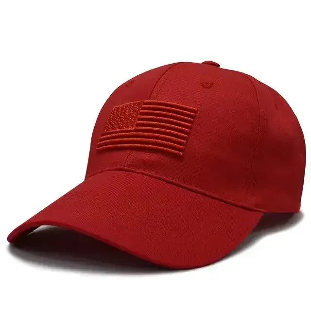 Tactical Baseball Caps w/ USA Flag