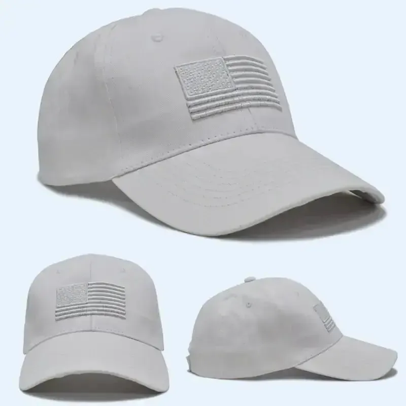 Tactical Baseball Caps w/ USA Flag