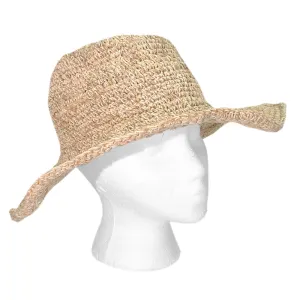 Wide Brim Hemp & Cotton Sun Hat