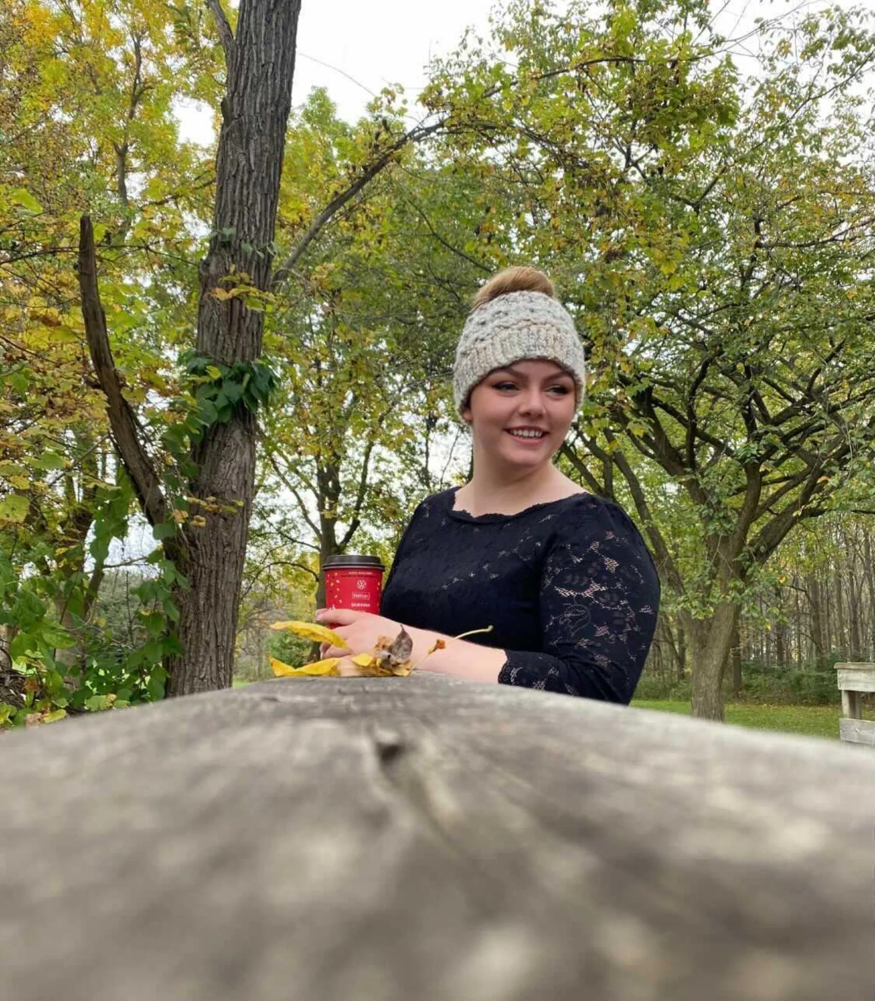 Women's Messy Bun Beanie - Keep Your Hair Stylish and Warm