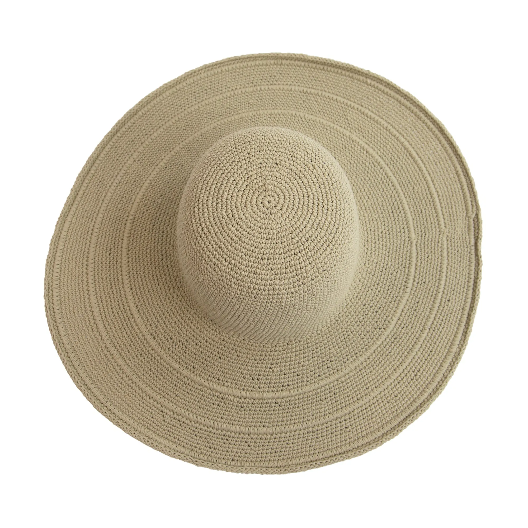 Women's Oversized Brim Crochet Sun Hat