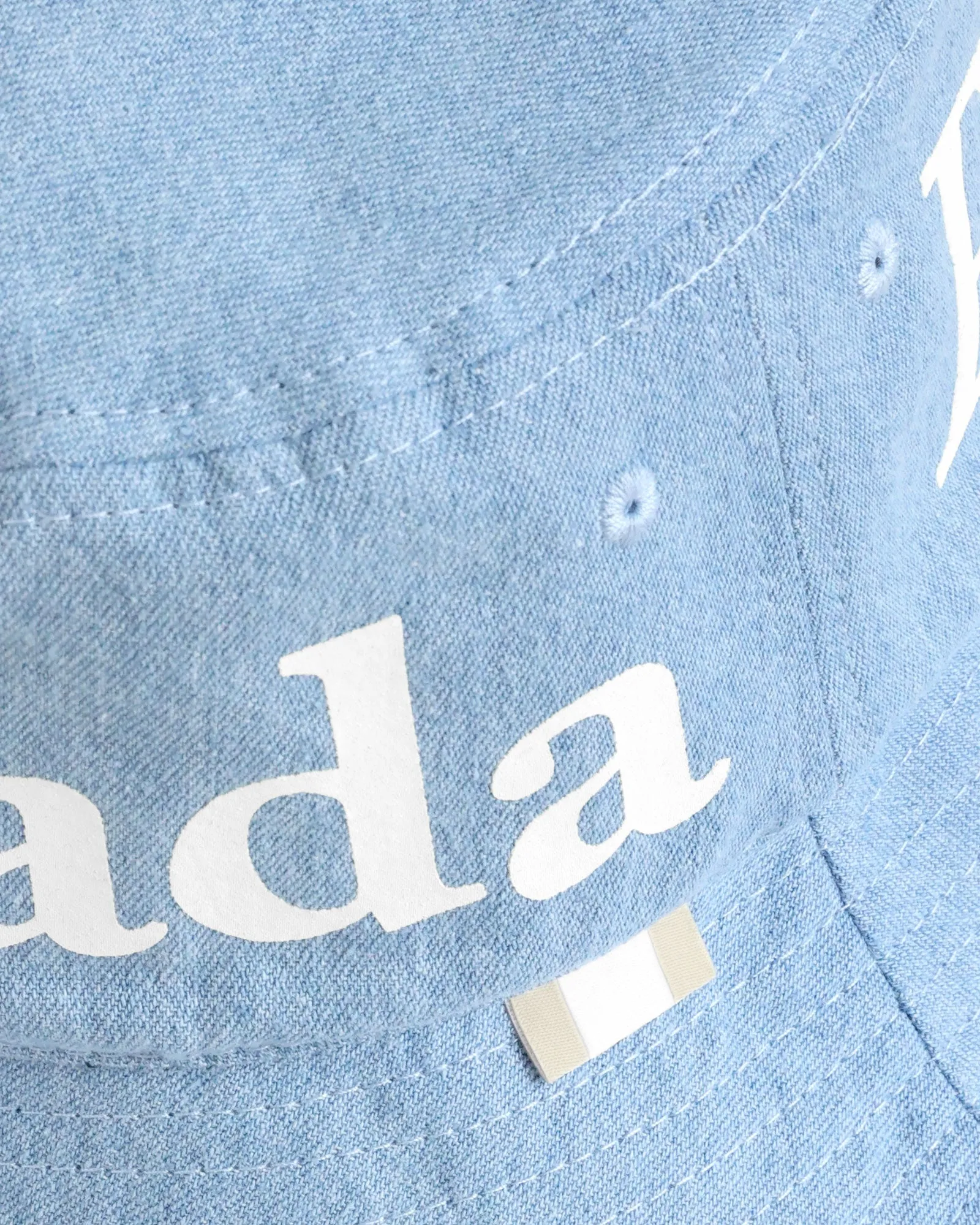 Wordmark Bucket Hat Denim